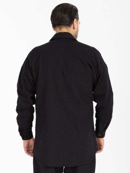 NINETEEN Shirt - Jacket X25-1024-1 Black NINETEEN - 2