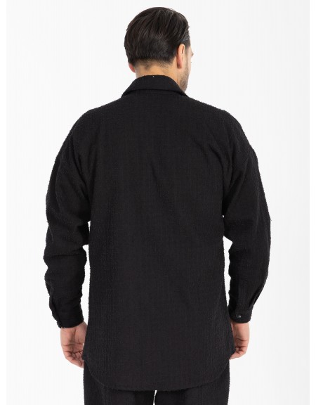 NINETEEN Shirt - Jacket X25-1024-1 Black NINETEEN - 2