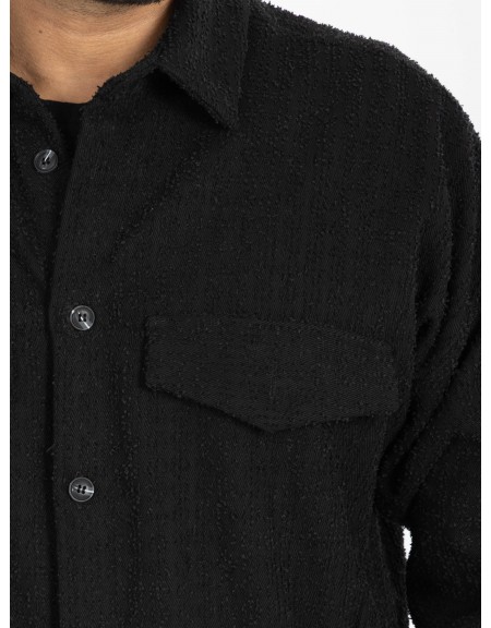 NINETEEN Shirt - Jacket X25-1024-1 Black NINETEEN - 5