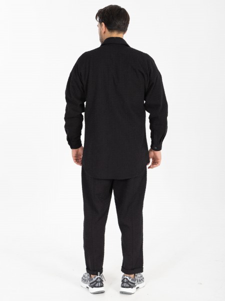 NINETEEN Shirt - Jacket X25-1024-1 Black NINETEEN - 7