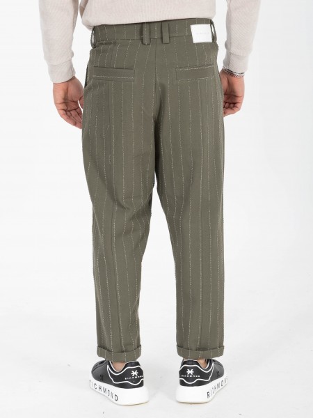 NINETEEN Pants X25-1023 Olive Green NINETEEN - 2