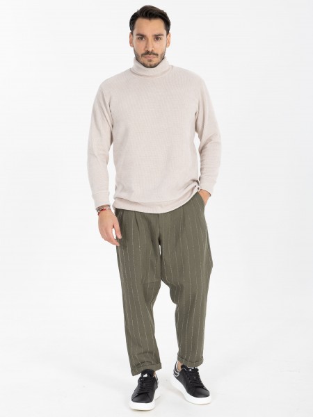 NINETEEN Pants X25-1023 Olive Green NINETEEN - 6