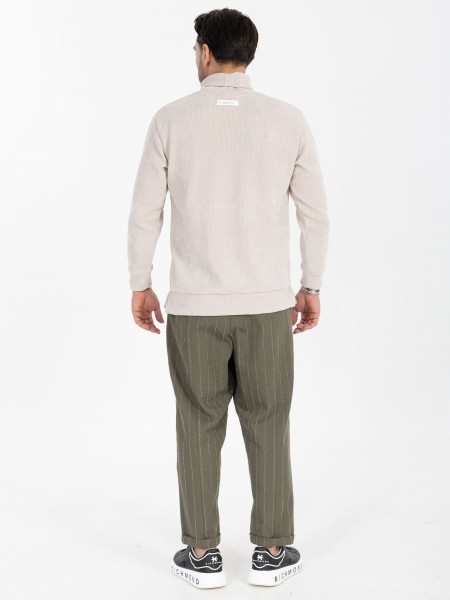 NINETEEN Pants X25-1023 Olive Green NINETEEN - 7