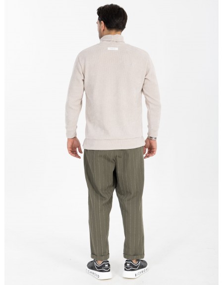 NINETEEN Pants X25-1023 Olive Green NINETEEN - 7