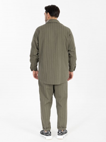 NINETEEN Pants X25-1023 Olive Green NINETEEN - 8