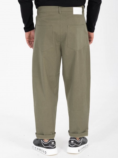 NINETEEN Pants X25-1027 Olive Green NINETEEN - 8
