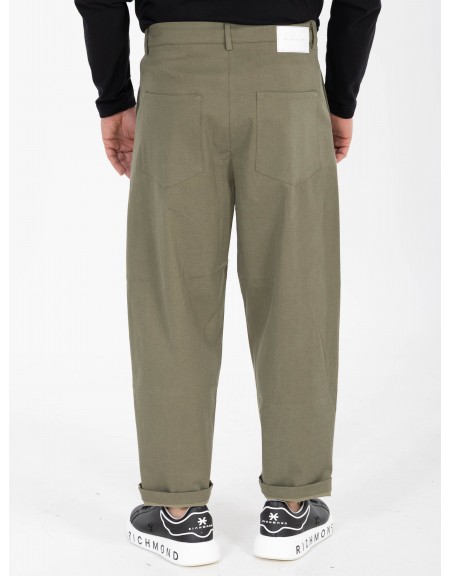 NINETEEN Pants X25-1027 Olive Green NINETEEN - 8