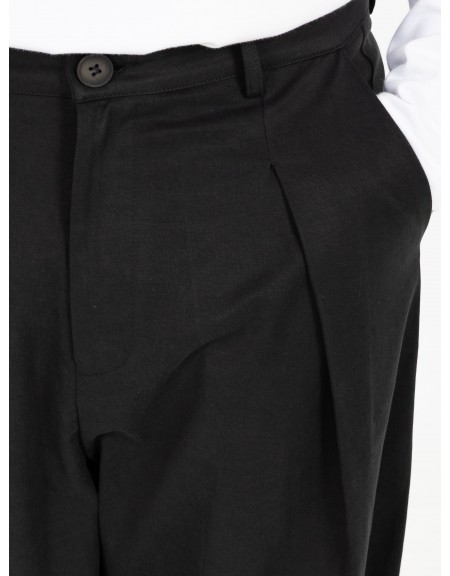 NINETEEN Pants X25-1027 Black NINETEEN - 1