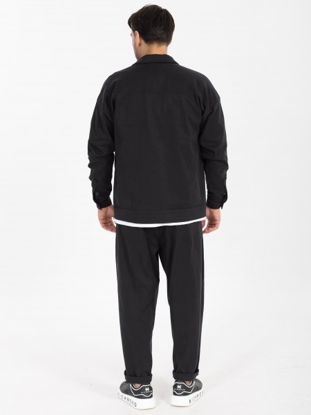 NINETEEN Pants X25-1027 Black NINETEEN - 4