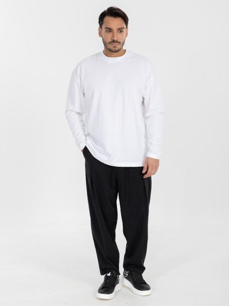 NINETEEN Pants X25-1027 Black NINETEEN - 6