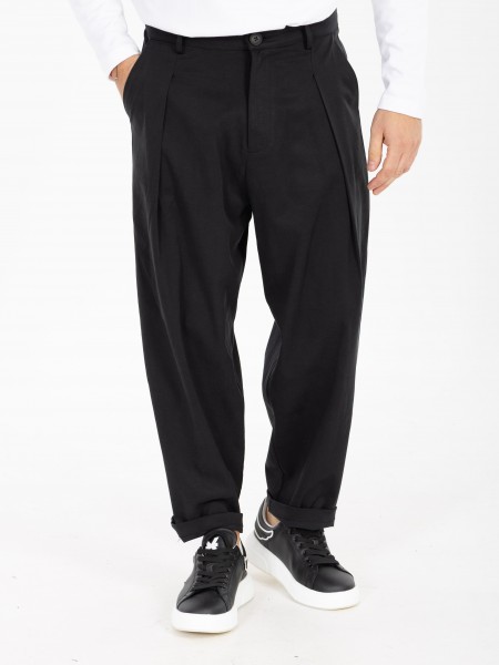 NINETEEN Pants X25-1027 Black NINETEEN - 8