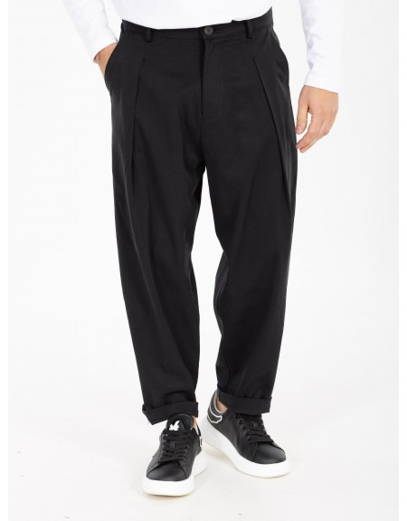 NINETEEN Pants X25-1027 Black NINETEEN - 8