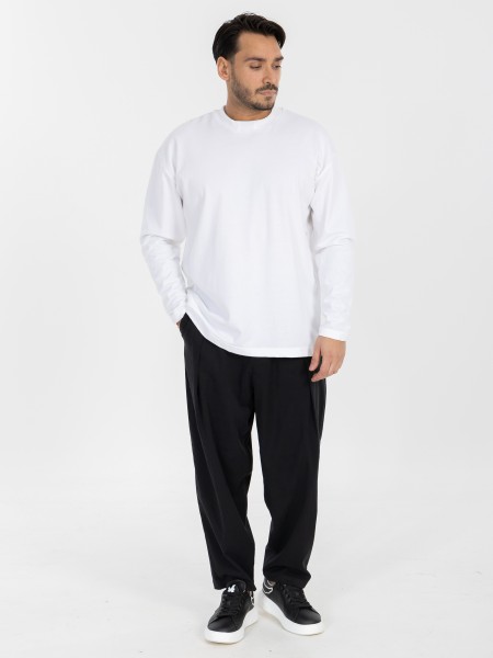 NINETEEN Φούτερ X25-1062 Λευκό NINETEEN - 5