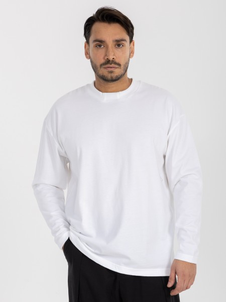 NINETEEN Φούτερ X25-1062 Λευκό NINETEEN - 4