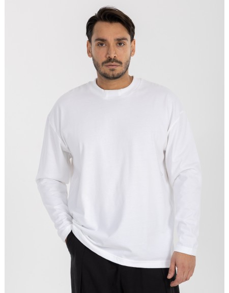 NINETEEN Φούτερ X25-1062 Λευκό NINETEEN - 4