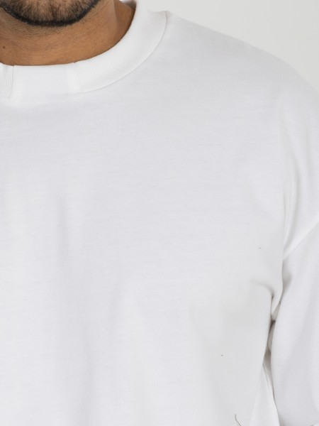 NINETEEN Φούτερ X25-1062 Λευκό NINETEEN - 3