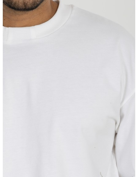 NINETEEN Φούτερ X25-1062 Λευκό NINETEEN - 3