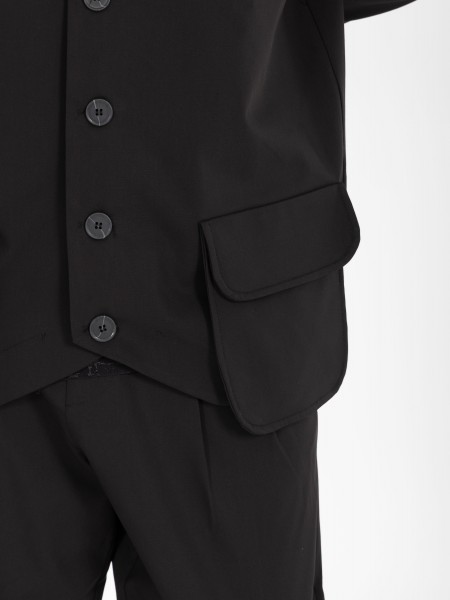 1.IX Mao Jacket X25-1.IX1014 Black NINETEEN - 4