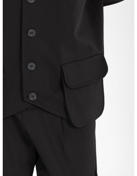 1.IX Mao Jacket X25-1.IX1014 Black NINETEEN - 4