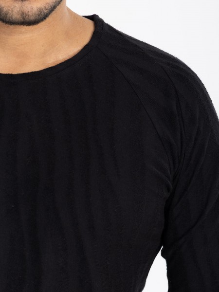NINETEEN T-shirt X25-1076 Μαύρο NINETEEN - 4