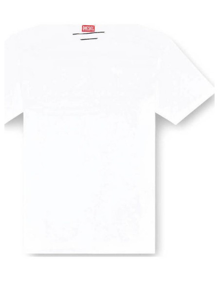 DIESEL T-shirt A11302-0HGAM-100 White DIESEL - 4