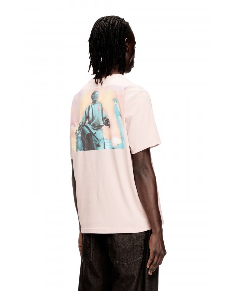 DIESEL T-shirt A20982-0QIAM Ροζ DIESEL - 2
