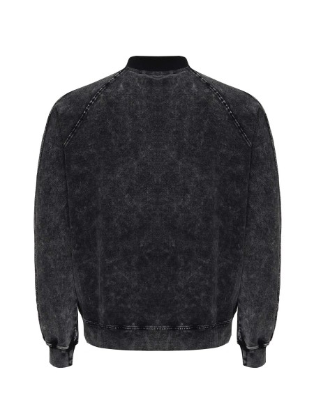 DIESEL Zip-up hoodie A19938-0DCCJ-02A Anthracite - Black DIESEL - 3