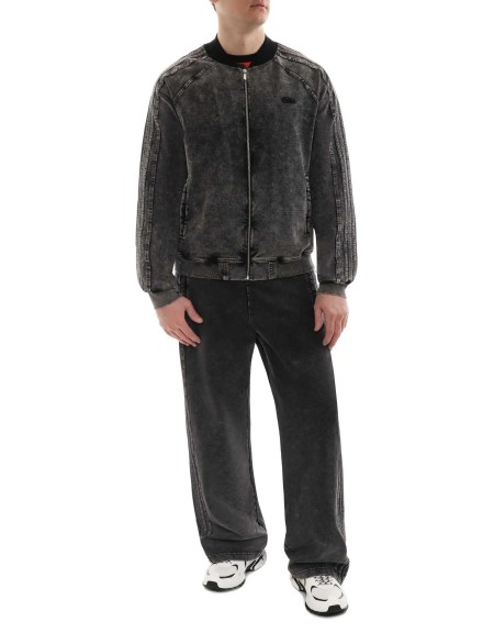DIESEL Zip-up hoodie A19938-0DCCJ-02A Anthracite - Black DIESEL - 4