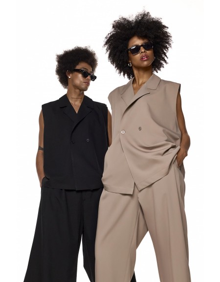 DIVERSE Vest 26041083476 Beige DIVERSE - 2