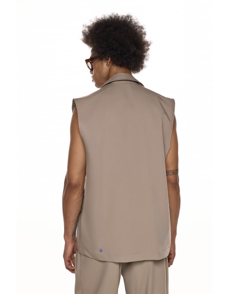 DIVERSE Vest 26041083476 Beige DIVERSE - 4