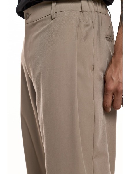 DIVERSE Παντελόνι 26044864476 Μπεζ DIVERSE - 4