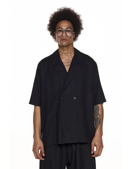 DIVERSE Short-sleeved shirt 26046390462 Black DIVERSE - 1