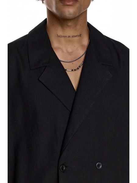 DIVERSE Short-sleeved shirt 26046390462 Black DIVERSE - 2