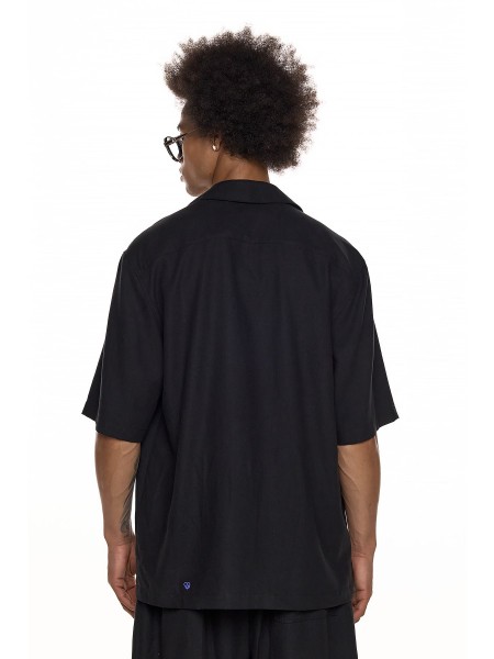 DIVERSE Short-sleeved shirt 26046390462 Black DIVERSE - 3