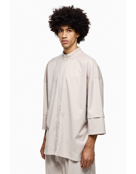 DIVERSE Short sleeve shirt mao 25046396455 Black DIVERSE - 2