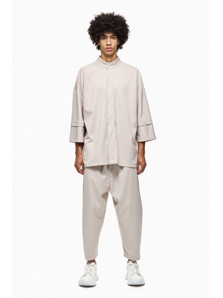 DIVERSE Short sleeve shirt mao 25046396455 Black DIVERSE - 3