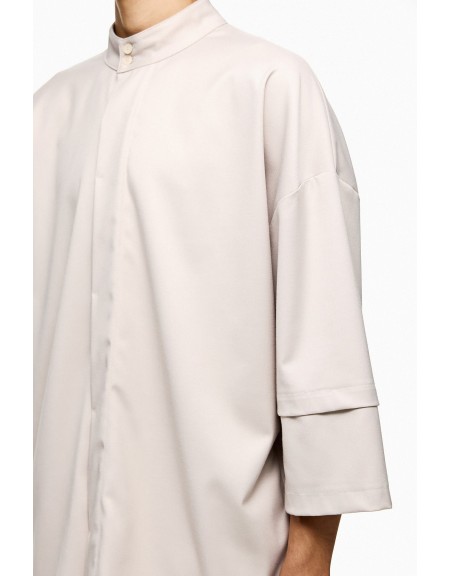 DIVERSE Short sleeve shirt mao 25046396455 Black DIVERSE - 7