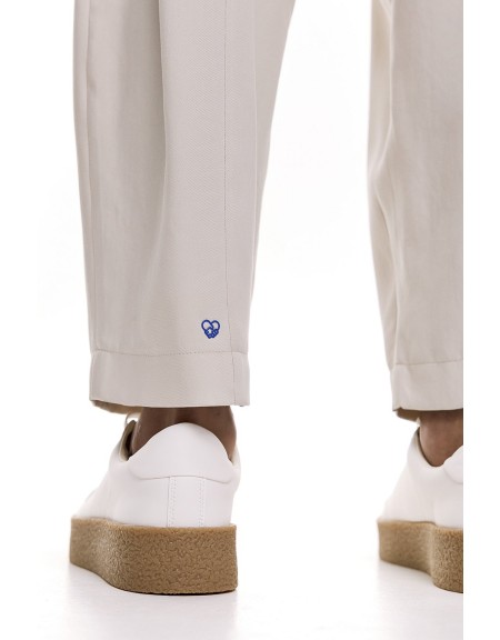 DIVERSE Trousers 25044899424 Beige DIVERSE - 3