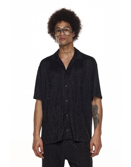 DIVERSE Short sleeve shirt 26046392473 Black DIVERSE - 1