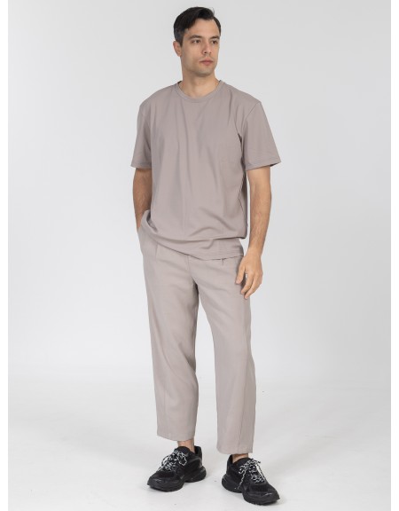 NINETEEN T-shirt K26-1053 Γκρι NINETEEN - 1