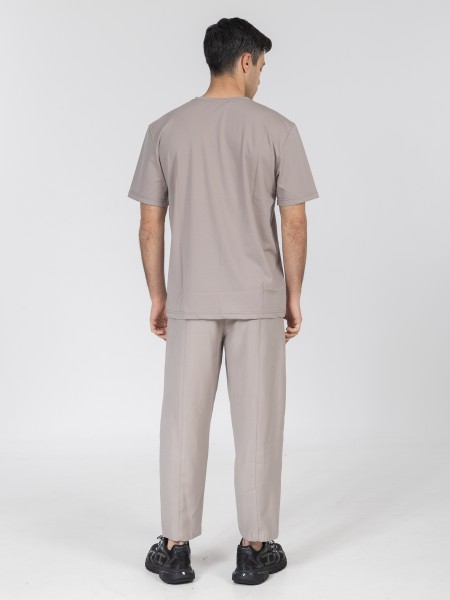 NINETEEN T-shirt K26-1053 Γκρι NINETEEN - 3