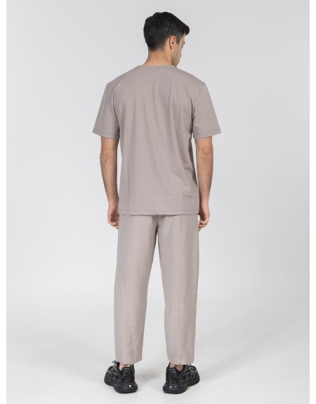NINETEEN T-shirt K26-1053 Γκρι NINETEEN - 3