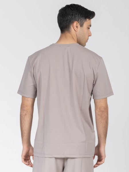 NINETEEN T-shirt K26-1053 Γκρι NINETEEN - 5
