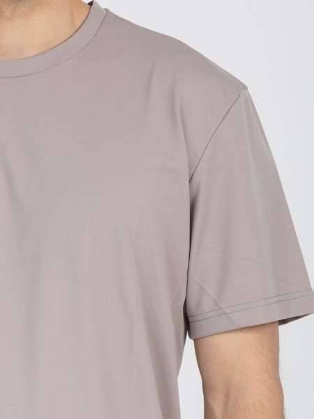 NINETEEN T-shirt K26-1053 Γκρι NINETEEN - 6