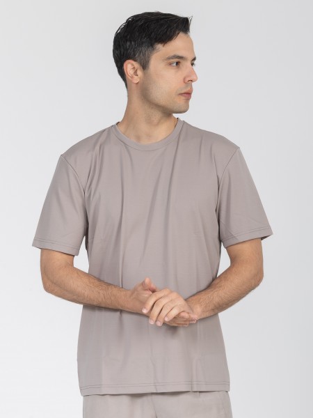 NINETEEN T-shirt K26-1053 Γκρι NINETEEN - 7