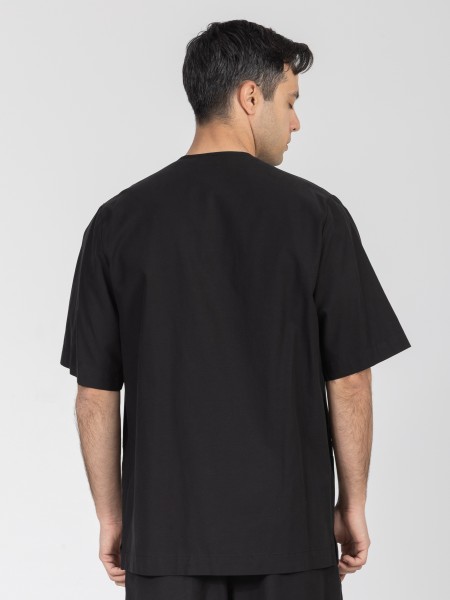 NINETEEN Short sleeve jacket K26-1024 Black NINETEEN - 2
