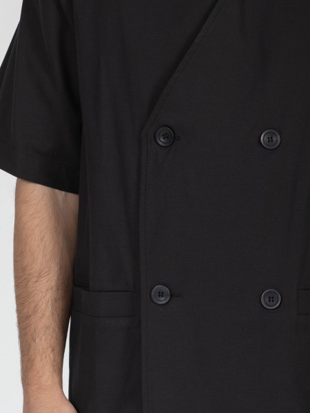 NINETEEN Short sleeve jacket K26-1024 Black NINETEEN - 3
