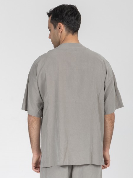 NINETEEN T-shirt K26-1013 Grey NINETEEN - 2