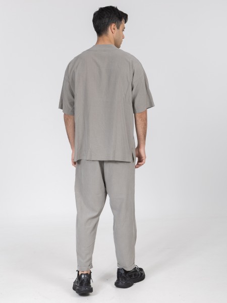 NINETEEN Pants K26-1012 Gray NINETEEN - 6