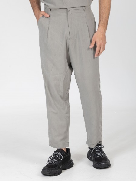 NINETEEN Pants K26-1012 Gray NINETEEN - 7